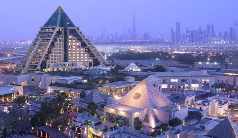 Raffles Dubai skyline